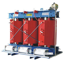 Merah Tunggal / tiga fase kering Tipe Transformer 11kv 20kv Tegangan Distribusi Daya 2500kVA pemasok
