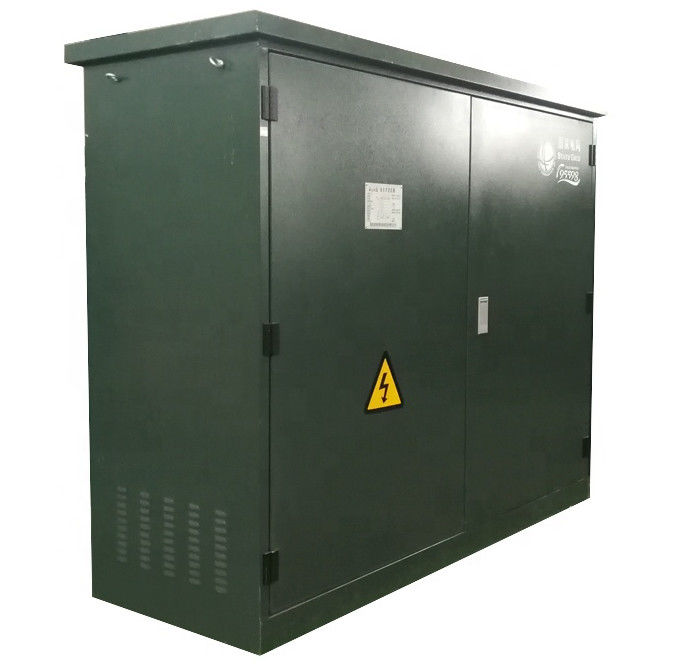 ZGS 1000 KVA Pad Mounted Box Type Substation Gaya Amerika Untuk Pembangkit Listrik Tenaga pemasok